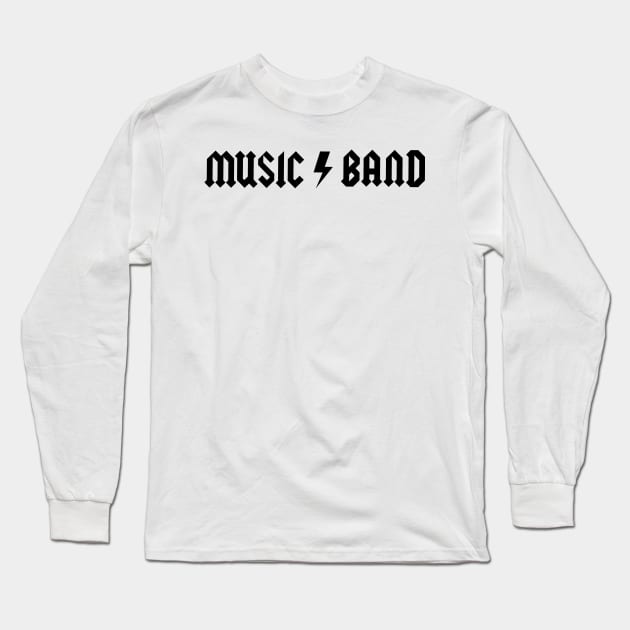 Music Band Long Sleeve T-Shirt by winstongambro